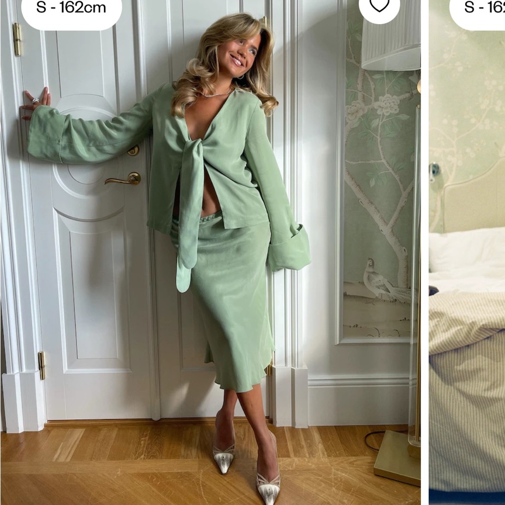 Djerf Avenue tie too long sleeve NWT